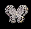 Upscale Mniejsze Korea Pearl Flower Broszki Kryształ Rhinestone Heart Butterfly Party Prom Pins Broszka Mix 10 sztuk