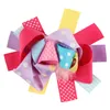 Grampos de cabelo infantil arcos de cabelo boutique crianças colorido bowknot com clipe criança penas barrettes acessórios de cabelo GB056