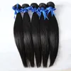 Tecer Cabelo Virgem Reta Pacotes Tecer Cabelo Brasileiro 500g 5 pcs 100% Cabelo Humano Weave Cor Preta Natural 1b