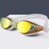 Adjustable Waterproof Anti Fog UV Protection Adults Professional Colored Lenses Diving Swimming Glasses Eyewear Swim Goggles Free Shipping