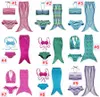 Ragazze Mermaid Tail Bikini Suit Bambini Ins Pinze da bagno Costume da bagno Costume da bagno Costume da bagno Costume da bagno Costume da bagno 30Designs Scegli Free FedEx Ups Ship