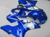 Eftermarknad Body Parts Fairing Kit för Yamaha YZF R1 2000 2001 Blue White Fairings Set YZFR1 00 01 OT34