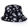 Fashion Unisex Foldable Coconut Palm Tree Print Bucket Hat Men Floppy Bob Cap Fisherman Hats Women Hip Hop Caps Sun Protection
