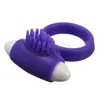 Cockrings Silicone Enhance Ring Clitoral Vibrator Vibration Cock Penis Ring Sex Toy #R571