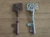 400pcs/lot Classic Creative Wedding Favors Party Back Gifts for Guest Antique Copper Skeleton Key Bottle Opener