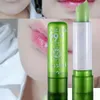 Lápiz labial nutritivo de Aloe Vera saludable y fresco, brillo de labios que cambia de estado de ánimo, lápiz labial hidratante de larga duración