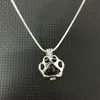 18kgp Paw Print Pendentif Raccords, Peut Ouvrir Et Tenir Perle Gem Perle Médaillon Cage Pendentif Pour La Fabrication De Bijoux Diy Accessoire De Mode Charmes Mignons