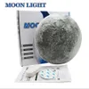 LED Wall Moon Night Light Lampa Czujnik światła z pilotem LED Night Light Decoration Sypialnia LED Oświetlenie wewnętrzne
