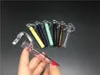 Labs Glas Water Roken Mini Tobacco Oil Wax Pijpen Concentrate Tasters 12mm Borosilicate Tubing met een extensie die is ontworpen voor het Dabbing