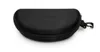 Hårt fodral Zipper Hook Solglasögon Box Compression Glasses Case Black Metal Plastic Sport Sun Glasögon Box 3438967