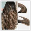 Balayage Color T1B / 6 Capelli vergini più venduti Tessitura di capelli lisci Capelli umani Trama 100G per pacco