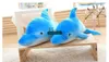 Dorimytrader NOVO Adorável 120 cm Big Simulado Animal Golfinho Plush Pillow Boneca 47 '' Macio Recheado Azul Dos Desenhos Animados Golfinhos Crianças Brincar Brinquedo DY60132