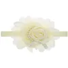 High quality New pearl roses children with hair baby with elastic stretch DMTG080 mix order