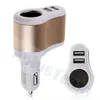 Dual USB-laddare 5V 3.1a Kompatibel för iPad iPhone Samsung Xiaomi Uiversial Car Cigarette Lighter Power Socket Auto Adapter