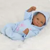 28cm 흑인 피부 아기 소년 현실적인 다시 태어난 아기 인형 소프트 실리콘 비닐 신생아 소녀 어린이 생일 선물 장난감 2701084