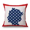 London Royal Guard Cushion Cover Euro Kussensloop Unie Jack Funda Cojin Letters Cojines Sofa Chair Almofadas