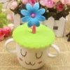 NEW Trendy Silicone Tree Leakproof Coffee Mug Suction Lid Cap Sealed Cup Cover #R410