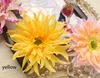 50 STKS gratis verzending dia11cm/4.3 inch groothandel emulationele zijde grote coreopsis bloem hoofd voor huis, tuin, bruiloft, of muur ornament decoratie