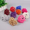 10mm kunstmatige bloemhoofden Stamens Berry Cherry voor verjaardag Bruiloft Gunst Home Kaarten Cakes Bloemendecoratie DIY Craft