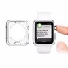 Caixa para Apple Watch Ultra SE S￩rie 8 7 49mm 41mm 45mm 40mm 44mm Slim transparente transparente Crist￣o claro TPU TPU ￠ prova de choque de choque de silicone