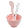 Wholesale- 4 In 1 Beauty DIY Facial Mask Tool Set Mixing Bowl Brush Facial Skin Care Tool Cosmetic Mixing Spong Brush with Stick Brush Set