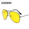 Großhandel – billige Mode-Ozean-Sonnenbrille, getönte gelbe Linse, Metallrahmen-Sonnenbrille, Damen-Männer, die Nacht-Vison-Sonnenbrillen gafas de sol fahren