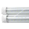 T8 8FT V-Shaped Led Tube Double Glow Integration For Cooler Door Lights AC110-277V Warm Cool White Transparent Cover ce rohs