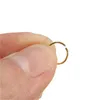 DIY Jewelry Finding 300PCS 3 Colors Mix Metal Jumping 0.7x8mm Rings Components