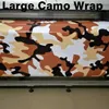 Grand Winter Snow Camo VINYL Wrap Full Car Wrapping Camouflage Foil Stickers avec air free size 1.52 x 30m / Roll Livraison gratuite