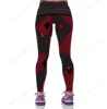 Rood Harleen Quinzel Power Flex Yoga Leggings Batman Harley Quinn Fitness Gym Workout Lopende Panty Sexy Slanke Skinny Broek Vrouw