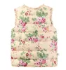 Détail enfants gilet filles gilet imprimé floral mode nouveau bébé enfants col à volants épaissir gilet vêtements d'extérieur enfants gilet A02374043990