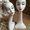 Plastic Long Neck Wig Display Mannequin Head Shop Window Model Show Shelf for Jewelry and Scarf Display1674338