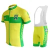 2024 Brazil Cycling Jersey Set Short Sleeve Clothing Bicycle Bike Wear Ropa Ciclismo Maillot