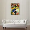 High Quality Modern Paintings by Wassily Kandinsky Angel of the Last Judgment Oil on Canvas Hand Painted for Home Wall Decor