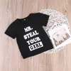 4スタイル新生児の女の子の男の子ブラックグレーホワイトシャツキッズブティック服幼児トップガールズTシャツ男の子ティースポーツトラックスーツキッド5910995