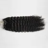 Applicera Naturligt hår Mikrolänk Hårförlängningar Human 100g Brasilianska Kinky Curly Micro Loop Mänskliga hårförlängningar