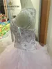 2017 Sexig Rosa Backless Crystal Ball Gown Quinceanera Klänningar med Sequined Beading Plus Storlek Sweet 16 Dresses Vestido Debutante Gowns BQ35