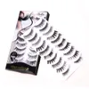 Quality Fiber Hand-made Natural Looking Thick Soft False Eyelashes 10 Pairs Bella Hair 10 Different Styles