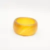 고품질 천연 오렌지 마노, 손으로 조각 한 매력적인 반지.