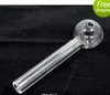 Pyrex Burning Burner Huile Pipes de qualité transparent Grand tube de tube Nail TipSe Clear Couleur G5A-500