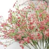 꽤 gypsophila 아기의 숨을 멈추게 부드러운 실리콘 인공 꽃 가짜 꽃 식물 집 웨딩 장식 도매