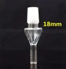 Hot Quartz Bange Nail 10mm 14mm 18mm Invertered Nail Dab Straw Quartz Tips för Nectar Collector