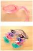 Kinder Kinder Schwimmbrille Schwimmbrille Antifog High Definition Jungen Mädchen Schwimmen Tauchen Brille Ohrstöpsel Silikon Einstellbar