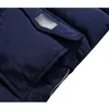 도매 - 2022 도착 겨울 자켓 남자 코튼 패딩 긴 두꺼운 따뜻한 캐주얼 후드 남성 모피 칼라 코트 125wy