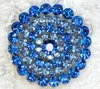 Partihandel Rhinestone Flower Pin Brosches Bröllop Bröllopsfest C101906