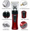 LILI RFCD-3200 Rechargeable Hair Clipper Professional Cordless Adjustable Titanium Blade Hairdress Tool Shaver Razor Haircut Machine