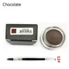 Eyebrow Enhancers Pomade Medium Brown Waterproof Makeup 4g Blonde/Chocolate/Dark Brown/Ebony/Auburn/Medium Brown/TALPE VS Eyebrow +12#brush