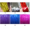 Wholesale-1M*2M Metallic Fringe Curtain Party Foil Tinsel Room Decor door curtain Christmas/Birthday/Wedding Party Photo New Year1