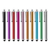 Gratis verzending capacitieve scherm metalen stylus touch pen met clip voor mobiele telefoon 2000pcs