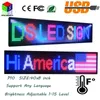 P10 SMD открытый полноцветный светодиодный знак 40x8 дюймов USB программируемая информация о прокатке 1000x200 мм светодиодный экран дисплея